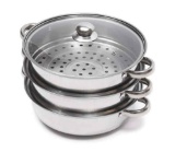Steamer Pot Stainless Steel 3 Tier