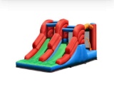 Inflatable Double Slide Bounce House Bouncy Castle