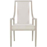 Bernhardt Axiom Upholstered Arm Chair in Linear Gray