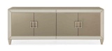 Caracole Classic Media Mogul Entertainment Console in Golden Shimmer