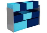 Delta Children Deluxe Multi Bin Toy Organizer with Storage Bins