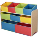 Delta Multi-Color Deluxe Toy Organizer with Storage Bins