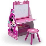 Delta Children Minnie Mouse Deluxe Kids Art Table & Easel