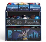 Delta Children Batman 6 Bin Design and Store Toy Organizer