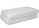 Delta Children 100% Cotton Fitted Crib Sheets - 2 Pack, White