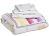 Delta Children 4 Piece Toddler Bedding Set for Girls
