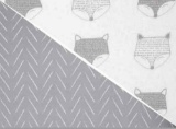 Indie Fox Fitted Crib Sheets - 2 Pack