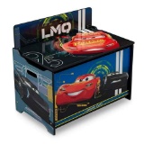 Disney Pixar Cars Deluxe Wood Toy Box by Delta Children
