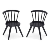 Delta Children 2-Piece Traditional Wood Windsor Chair Set
