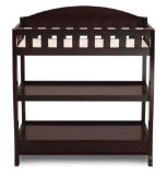 Delta Children Infant Changing Table with Pad, Dark Chocolate