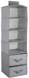 (2) Delta Children 6-Shelf Closet Organizer with 2 Drawers