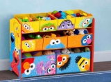 Delta Children Sesame Street Deluxe Multi-Bin Toy Organizer