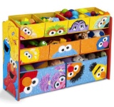 Delta Children Deluxe Multi Bin Organizer, Sesame Street