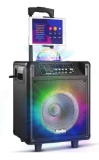 Moukey Karaoke Machine, 540W Bluetooth 5.0 Portable System PA Stereo, 10