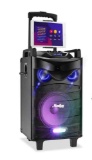 Moukey Karaoke Machine, PA System Woofer, Portable Bluetooth Speaker Lyrics Display Holder