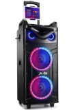 Moukey Adults Karaoke Speaker Singing Machine, Two 10