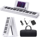 Donner Teclado de piano Bluetooth Plegable