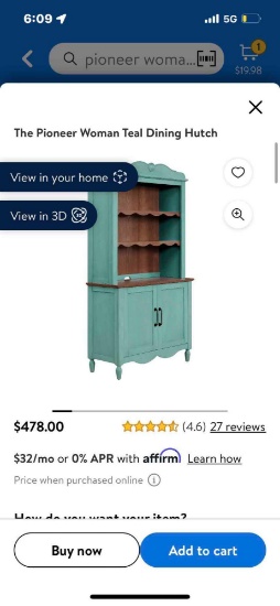 pioneer dinning hutch