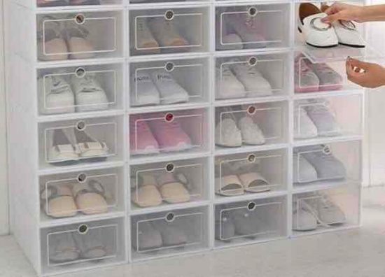 20 Pack Shoes Storage Boxes