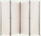 4 Panel Partition Room Dividers Folding Privacy Screen Temporary Wall Divider Freestanding Room