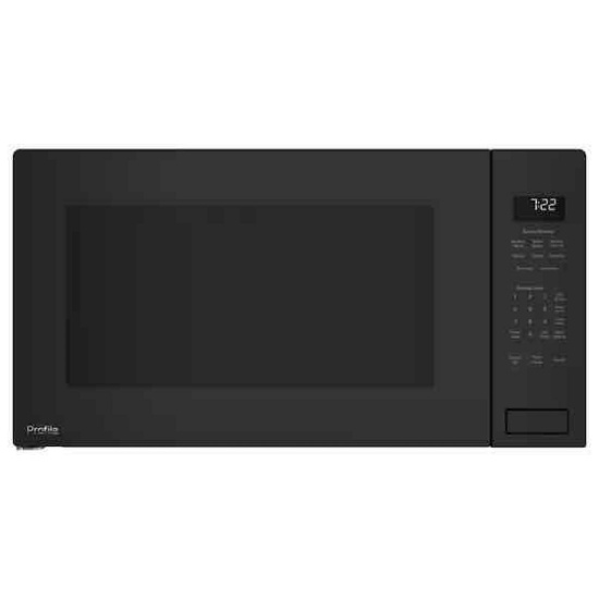 GE Profile Profile 2.2 cu. ft. Built-In Microwave in Black with Sensor Cooking