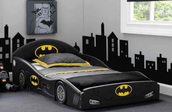 Delta Children Batman Batmobile Plastic Sleep and Play Toddler Bed