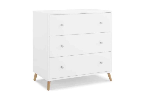 Delta Children Jordan 3 Drawer Dresser with Interlocking Drawers