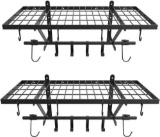 lesolar Garage Wall Shelves 2 Pack 14.2