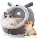 Cat Bed, Self-Warming Cat Tent Cave for Kittens and Small Dogs