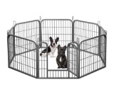 HONGFENGDZ Dog Fence Puppy Pen Outdoor Pet Playpen Portable