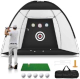 Golf Practice Net, 10x7ft Golf Hitting Aids Nets for Backyard Driving Chipping