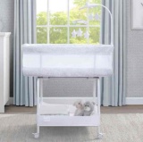 Delta Children SmartSleep Auto Glide Bassinet with Bluetooth