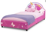 Delta Children Unicorn Upholstered Twin Bed
