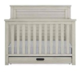 Simmons Kids Caden 6-in-1 Convertible Crib with Trundle Drawer