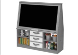 Delta Children At-Home Artist Center ? Deluxe Double-Sided Easel & Storage Unit