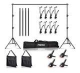 MsMk Photo Video Studio Backdrop Stand 6.5ft x 10ft