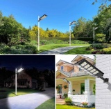 Street Light Pole Wall Mounting Pole, Solar Street Light Extension Mounting Arm for Outdoor Lighting