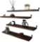 HXSWY 36 Inch Rustic Wood Floating Shelves for Wall Decor Farmhouse Wooden