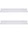 AZSKY White Floating Shelves Wall Mounted Set of 2, 24 Inch Picture Ledge Shelf (Solid Pine Wood)