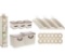 Nursery Storage 48 Piece Set - Easy Storage/Organization Solution - Keeps Bedroom, Nursery & Closet