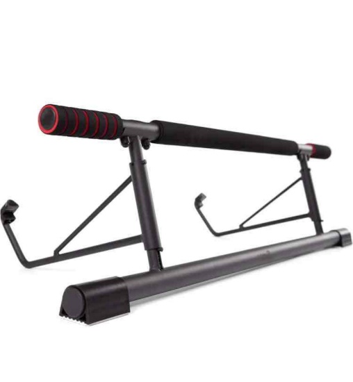 Living.Fit Pull Up Bar for Doorway - Durably Made with Carbon Steel for Up tp 440 lbs - Multiple
