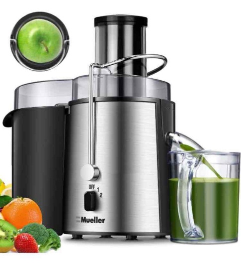 Mueller Juicer Ultra Power, Easy Clean Extractor Press Centrifugal Juicing Machine, Wide 3" Feed