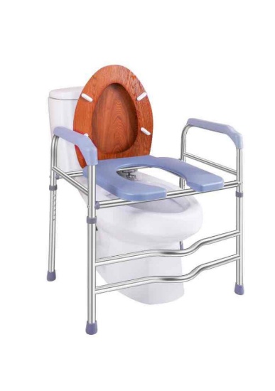 Raised Toilet Seat with Handles 400lbs