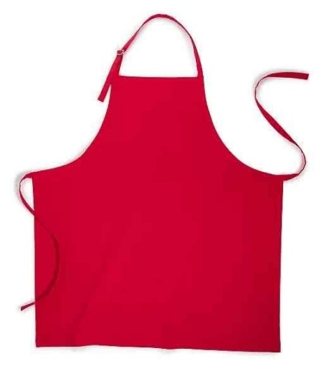 Charter Club Aprons - Solid Red and Flannel Plaid Red
