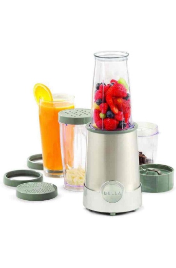 BELLA Personal Size Rocket Blender for Smoothies and Protein Shakes, Portable Juice Maker and Mini