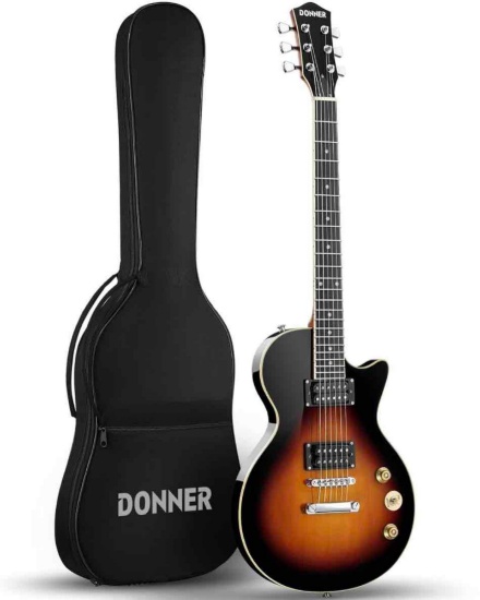 Donner 39 Inch LP Electric Guitar Solid Body