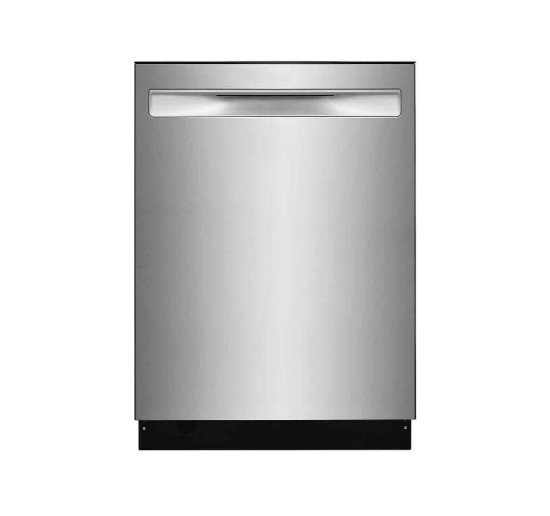 Frigidaire - Gallery 24" Top Control Built-In Dishwasher with Stainless Steel Tub, 49 dba -