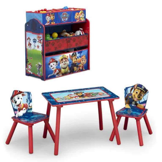 Paw Patrol 4-Piece Toddler Playroom Set
