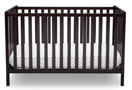 Delta Children Heartland 4-in-1 Convertible Crib Dark Chocolate