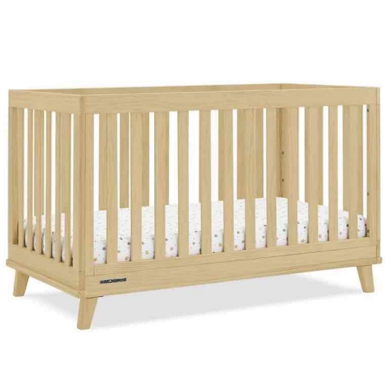 Delta Children 4-in-1 Convertible Crib Natural Pine